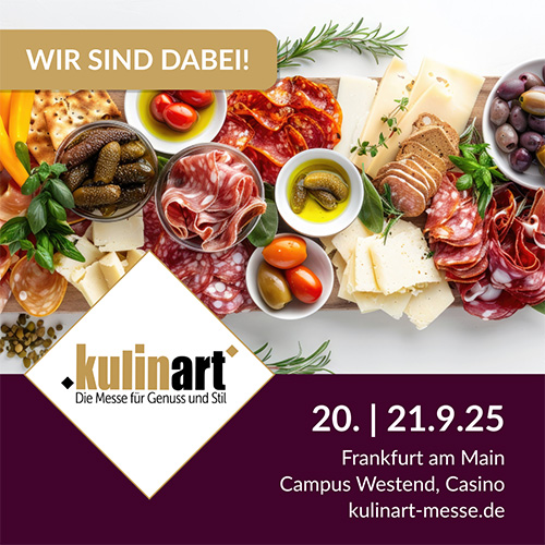Banner zur Bewerbung der kulinart mit Datum und Ort
